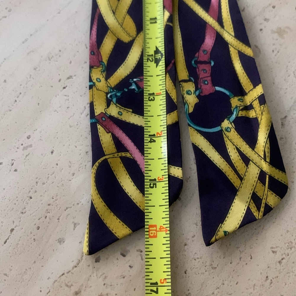 Colorful Patterned twilly (1) Undranded!! - Picture 3 of 4